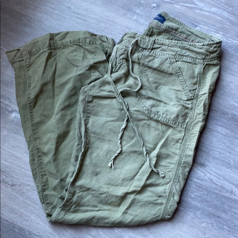 Linen army pants